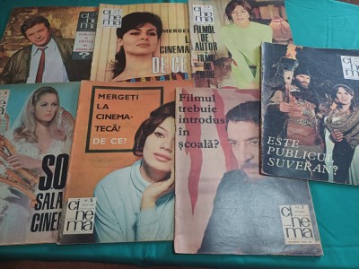 LOT 7 REVISTE CINEMA - ANUL 1968 *41 foto
