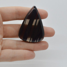 Cabochon obsidian midnight lace 48x34x6mm c17