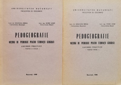 Pedogeografie Lucrari Practice Partea 1 + Partea 2 (stare Per - Geanana Mihai, Ochiu Iosif , F572 foto