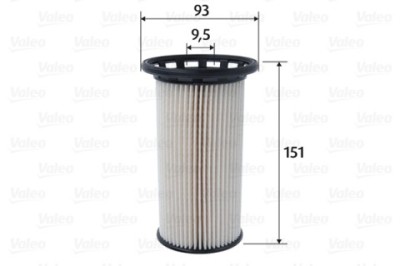 Filtru combustibil VALEO 587095 foto