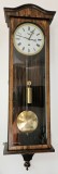 Ceas de perete cu pendul si o greutate C. Wolluhn 1840-1865