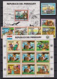 PARAGUAY MI 3887 -3892+ BLOCK 417 MNH, Nestampilat