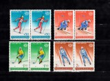 A11 TX9 14 - 1987 - Jocurile olimpice de iarna - Calgary - pereche de doua, Sport, Nestampilat