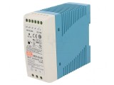 Alimentator Pulsatoriu pentru Șină DIN 40W 48V 0,83A