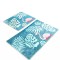 Set 2 Covorase baie Foglia, 60 x 100 cm, 50 x 60 cm, Antiderapant, Multicolor