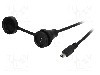 Conector {{Tip conector}}, piuli&amp;#355;a din spate, pt. montare pe panou, ENCITECH - 1310-1021-01