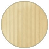 Cumpara ieftin Covor rotund, natural deschis, 100 cm, bambus