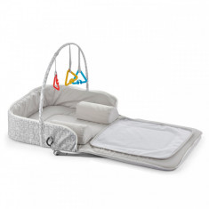 Geanta multifunctionala 3 in 1, BabyJem, 60x100 cm (Culoare: Gri) foto