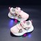 Adidasi roz cu luminite Panda New Style (Marime Disponibila: Marimea 24)