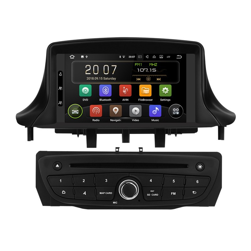 Navigatie Auto Multimedia cu GPS Renault Megane 3 Fluence (2009 -2015),  Android 10, 2GB RAM + 16GB ROM, Internet, 4G, Aplicatii, Waze, Wi-Fi, USB,  Blu | Okazii.ro