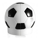 Ascutitoare electrica Eagle EG-5012, alimentare 4 baterii AA neincluse, 1 orificiu, 8mm, model minge fotbal, plastic, alb-negru