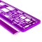 Suport numar inmatriculare din plastic, calitate Premium, culoare VIOLET AVX-AM01170F