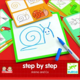 Desenează pas cu pas, animale &amp;amp, Djeco