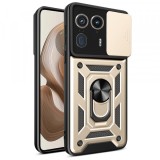 Husa pentru Motorola Edge 50 Ultra, Techsuit, CamShield, Aurie