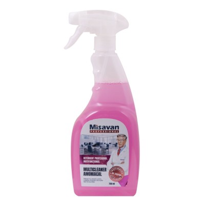 Detergent profesional cu amoniac Dr. Stephan Multicleaner Amoniacal, suprafete multiple, 750 ml foto
