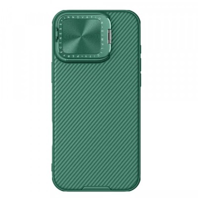 Husa MagSafe pentru Apple iPhone 16 Pro Max, Nillkin, CamShield Prop, Verde foto