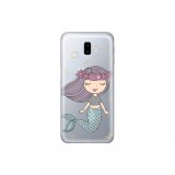 Husa Samsung Galaxy J6 Plus Lemontti Silicon Art Little Mermaid