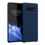 Husa Kwmobile pentru Samsung Galaxy S10 Plus, Albastru, Silicon, 49028.116, Carcasa