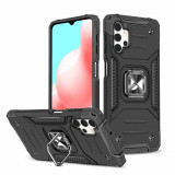 Wozinsky Ring Armor Husă Kickstand Tough Rugged Husă Pentru Samsung Galaxy A32 5G Negru 9111201936034