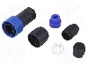 Conector circular, tata, 10 pini, BULGIN - PXP4010/10P/5560