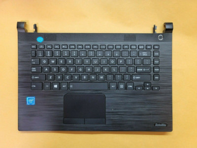 Tastatura Toshiba Satellite C40-C, CL45 Palmrest UK Keyboard Black AM1D7000300 foto