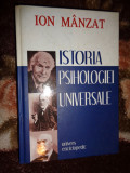 Istoria psihologiei universale - Ion Manzat an 2007,1056 pagini