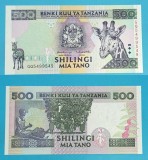 Tanzania 500 Shillings 1997 &#039;Girafa&#039; UNC serie: GQ5499549 p#30