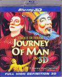 Blu Ray 3D: Cirque du soleil - Journey of Man ( original, stare foarte buna )