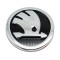 Emblema Skoda Octavia Fabia Superb Rapid, 90mm, chrom