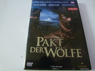 Pactul lupilor, dvd foto
