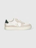 Cumpara ieftin Sneakers barbati Classic Cupsole Iconic Nylon, cu insertii de piele intoarsa si logo, Alb, 40