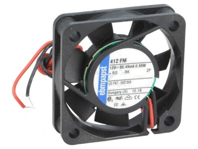 Ventilator axial 12V DC 40x40x10mm 6m3/h 17dBA foto