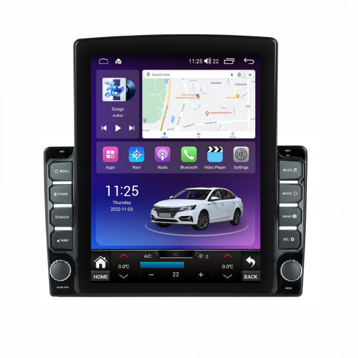 Navigatie dedicata cu Android Nissan Tiida 2004 - 2013, 4GB RAM, Radio GPS Dual