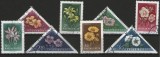 Ungaria 1958 - flori, serie stampilata