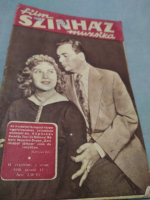 REVISTA FILM SZINHAZ 1958 IN MAGHIARA foto