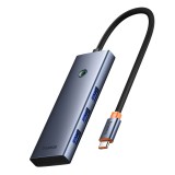 Baseus - Docking Station UltraJoy (B00052803811-00) - Type-C to HDMI, 3 x USB, Type-C, SD, TF, 4K@60Hz - Space Grey
