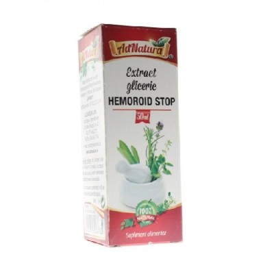 Extract Gliceric Hemoroid Stop Adserv 50ml foto
