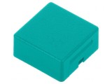 Tastă pătrată verde 15x15mm AML