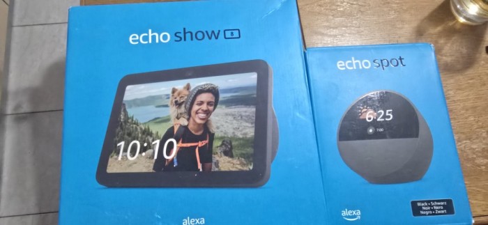 Echo Show 8 si Echo spot