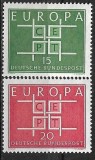 B2199 - Germania 1963 - Europa 2v.neuzat,perfecta stare, Nestampilat