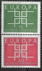 B2199 - Germania 1963 - Europa 2v.neuzat,perfecta stare
