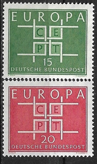 B2199 - Germania 1963 - Europa 2v.neuzat,perfecta stare