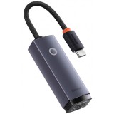 Placa Retea Baseus Lite, RJ45, USB-C, Gri WKQX000313