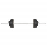 Cumpara ieftin Set halteră cu discuri de greutăți, 60 kg