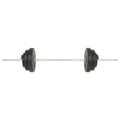 Set halteră cu discuri de greutăți, 60 kg foto