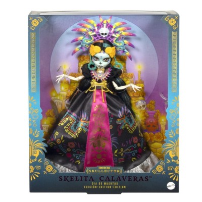MONSTER HIGH SKULLECTOR PAPUSA SKELITA CALAVERAS EDITIA DIA DE MUERTOS foto