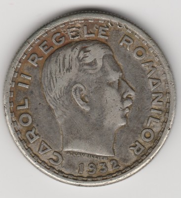 * Moneda 100 lei 1932 foto