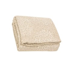 Cuvertura decorativa, 280x180 cm, Bej, Bumbac/Poliester, ATU-089423