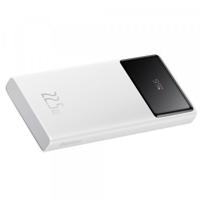 Baterie Externa Baseus Star Lord, 10000mAh, 22.5W, QC + PD, 1 x USB-C - 2 x USB-A, Alba PPXJ100002 foto