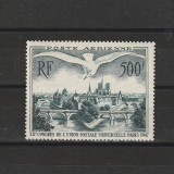Posta Aeriana Al 12 Congres UPU Paris Sc. C22 (Scott) Franta 1947, Nestampilat